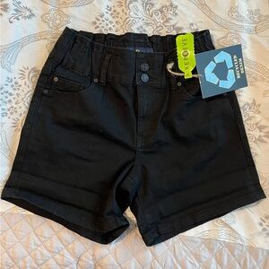 NWT Indigo Rein size 3 super high rise black shorts